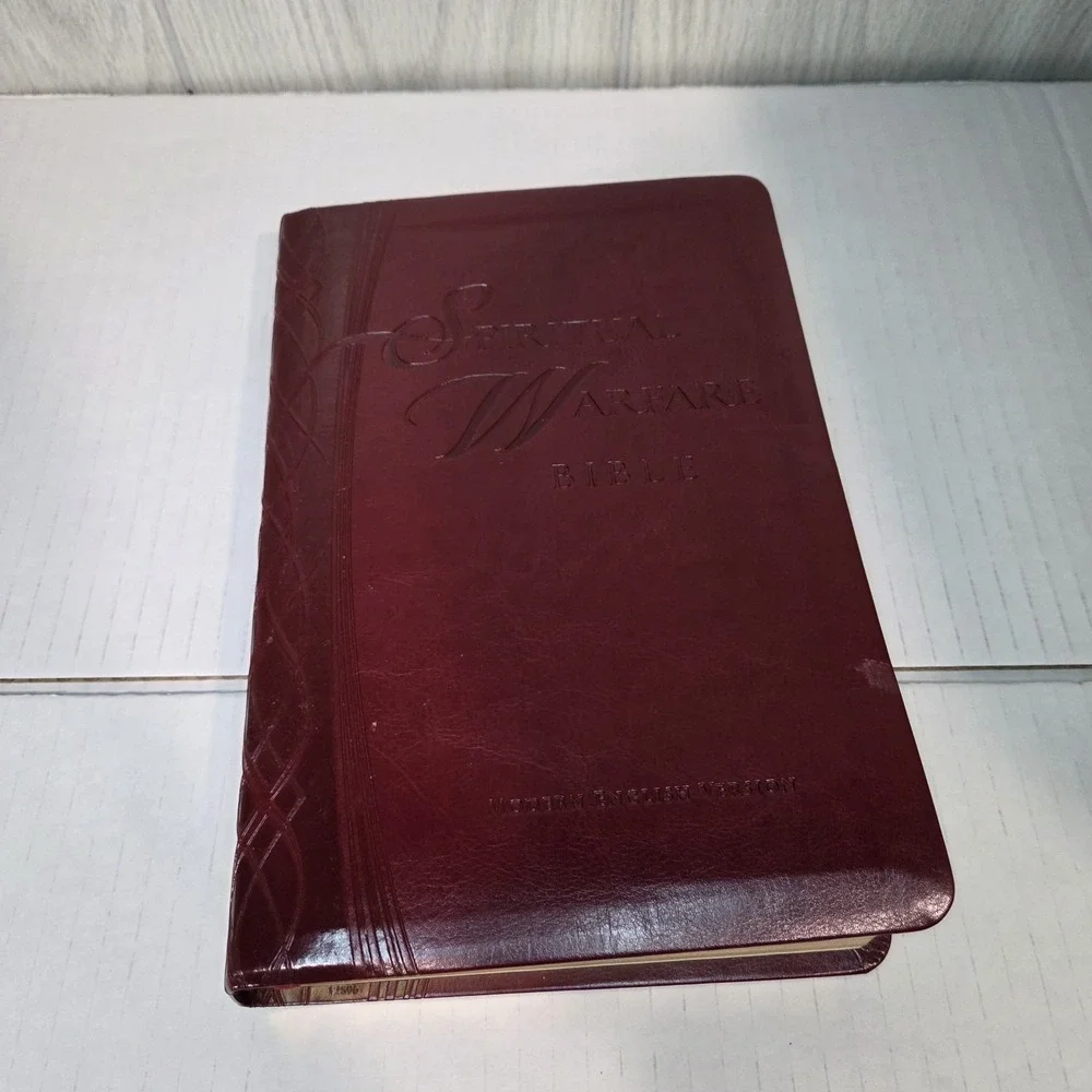 Spiritual Warfare Bible Modern English Version Red Leather 2014